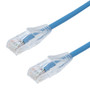 Category 6, Gigabit TAA Compliant Ethernet RJ45 Cable Assembly, 26AWG Stranded, UTP Unshielded, CM PVC, Blue, 10F