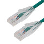 Category 6, Gigabit TAA Compliant Ethernet RJ45 Cable Assembly, 26AWG Stranded, UTP Unshielded, CM PVC, Green, 50F