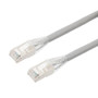 Category 6, Gigabit TAA Compliant Ethernet RJ45 Cable Assembly, 26AWG Stranded, U/FTP Foil Pair Shielded, CM PVC, Gray, 10F