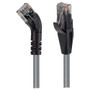 Category 6 45° Patch Cable, Straight/Right 45° Angle, Gray 3.0 ft