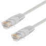Category 6 Flat Patch Cable, RJ45 / RJ45, White, 50.0 ft