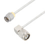 SMA Male to TNC Male Right Angle Cable Assembly using LC085TB Coax, 1.5 FT