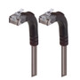 Category 6 LSZH Right Angle Patch Cable, Right Angle Up/Right Angle Up, Gray, 10.0 ft
