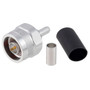 N Male Connector Crimp/Non-Solder Contact Attachment for LMR-195