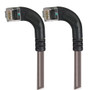 Category 6 LSZH Right Angle Patch Cable, Right Angle Left/Right Angle Left, Gray, 30.0 ft