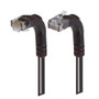 Category 6 LSZH Right Angle Patch Cable, Right Angle Up/Right Angle Down, Black, 30.0 ft