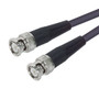 RG58C Coaxial Cable, BNC Male / Male, 1.0 ft