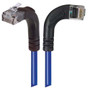 Category 6 Right Angle Patch Cable, RA Right Exit/Right Angle Up- Blue 10.0 ft