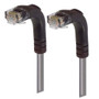 Category 6 Right Angle RJ45 Ethernet Patch Cords - RA (Down) to RA (Down) - Gray, 15.0Ft