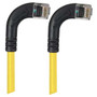 Category 6 Right Angle Patch Cable, RA Right Exit/RA Right Exit- Yellow 20.0 ft