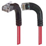 Category 6 Right Angle Patch Cable, RA Left Exit/Right Angle Up- Red 20.0 ft