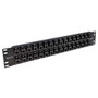 3.50" 32 Port Panel RJ12 (6x6), Straight-Thru