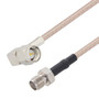 SMA Male Right Angle to SMA Female Cable Assembly using RG-316 Coax, 5 FT