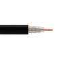 Low Loss Ultra Flexible LMR-100A-UF Indoor Outdoor Rated Coax Cable Double Shielded with Black TPE Jacket