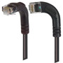 Category 5E LSZH Right Angle Patch Cable, Right Angle Left/Right Angle Down, Black, 30.0 ft
