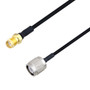 SMA Female to TNC Male Cable Assembly using LC085TBJ Coax, 3 FT