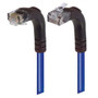 Category 5E Right Angle Patch Cable, Right Angle Up/Right Angle Down, Blue 3.0 ft