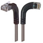 Category 5E Right Angle Patch Cable, RA Right Exit/Right Angle Up, Gray 20.0 ft