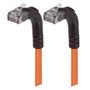 Category 5E Right Angle Patch Cable, Right Angle Up/Right Angle Up, Orange 25.0 ft