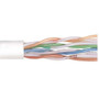 Category 5E UTP 24 AWG 4-Pair Stranded Conductor White, 1KFT
