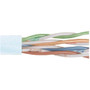 Category 6 UTP 24 AWG 4-Pair Stranded Conductor Lt. Blue, 1KFT