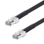 Double Shielded Cat5e Outdoor High Flex PoE Industrial  Ethernet Cable, RJ45, BLK, 50.0ft