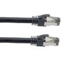 Cat 8, 40 gigabit, Ethernet Cable, S/FTP, 24 AWG, Twisted Pair, Tensile Resistant, Indoor, LSZH Jacket, Black, 3-foot