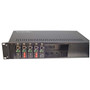 L-com 14 Slot Media Converter Chassis Dual 120V- 220V AC 60/50 Hz Power Supplies
