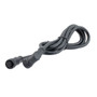 IP68 Waterproof M12 5 Position B-code, Sensor Signal Cable, Light Weight Plastic Nut, 22AWG, PVC, Female To Right Angle Female, Black, 5M