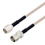 SMA Male to TNC Female Cable Assembly using RG316 Coax, 1 FT with HeatShrink