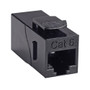 Category 6 Unshielded RJ45 (8x8) Right Angle Keystone Coupler
