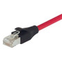 Shielded Cat 6 Cable, RJ45 / RJ45 PVC Jacket, Red 200.0 ft