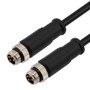 M8, 4 Position, Sensor Cable, IP67 Waterproof, PVC Jacket, Male/Male, 5 meter