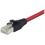 Shielded Cat 6 Cable, RJ45 / RJ45 LSZH Red Jacket, 20.0 ft