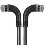 Category 6 Shielded LSZH Right Angle Patch Cable, Right Angle Left/Right Angle Right, Black, 7.0 ft