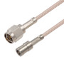 SMA Male to SMB Plug Cable Assembly using RG316 Coax, 5 FT , LF Solder