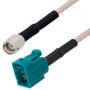 SMA Male to BNC Male Cable Assembly using RG316-DS Coax, 4 FT