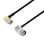 SMA Male Right Angle to TNC Male Right Angle Cable Assembly using LC141TBJ Coax, 1.5 FT