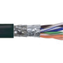 Category 5e Bulk Cable, S/UTP Braid Shielded 4-Pair 26AWG Stranded Conductor Hi-Flex Industrial Halogen Free Polyurethane PUR Teal, 250FT
