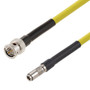 75 Ohm 6G SDI BNC Male to 1.0/2.3 Male Cable Assembly using 1694A-YW Coax, 1 FT