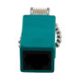ISDN Loopback Adapter RJ48C Female to RJ45 Male, Teal