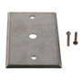 Stainless Steel Wall Plate with a 0.395 in Dia. Circular Opening