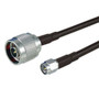 Low Loss Reverse Polarity TNC Plug to SMA Male Cable Assembly using CA-195R Coax, 6 FT - CC-SMNMA006