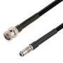 75 Ohm 6G SDI BNC Male to 1.0/2.3 Male Cable Assembly using 1694A-BK Coax, 3 FT