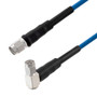 SMA Male to SMA Male Right Angle Low PIM Cable Using TFT-402-LF Coax Using Times Microwave Components 1 Foot - LCCA31063-FT1