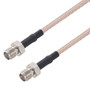 SMA Female to SMA Female Cable Using RG316 Coax with HeatShrink, LF Solder - LCCA31338-FT1