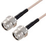 TNC Male to TNC Male Cable Assembly using RG316 Coax, 2 FT , LF Solder - LCCA31370-FT2