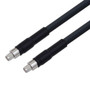Low Loss SMA Male to SMA Male Cable Assembly using LMR-400-UF Coax With Times Microwave Components with HeatShrink - LCCA9964-FT1