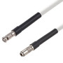 75 Ohm 6G SDI HD-BNC Male to 1.0/2.3 Male Cable Assembly using 1694A-WH Coax, 1 FT