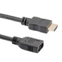 HDMI male to female 6 inch adapter cable